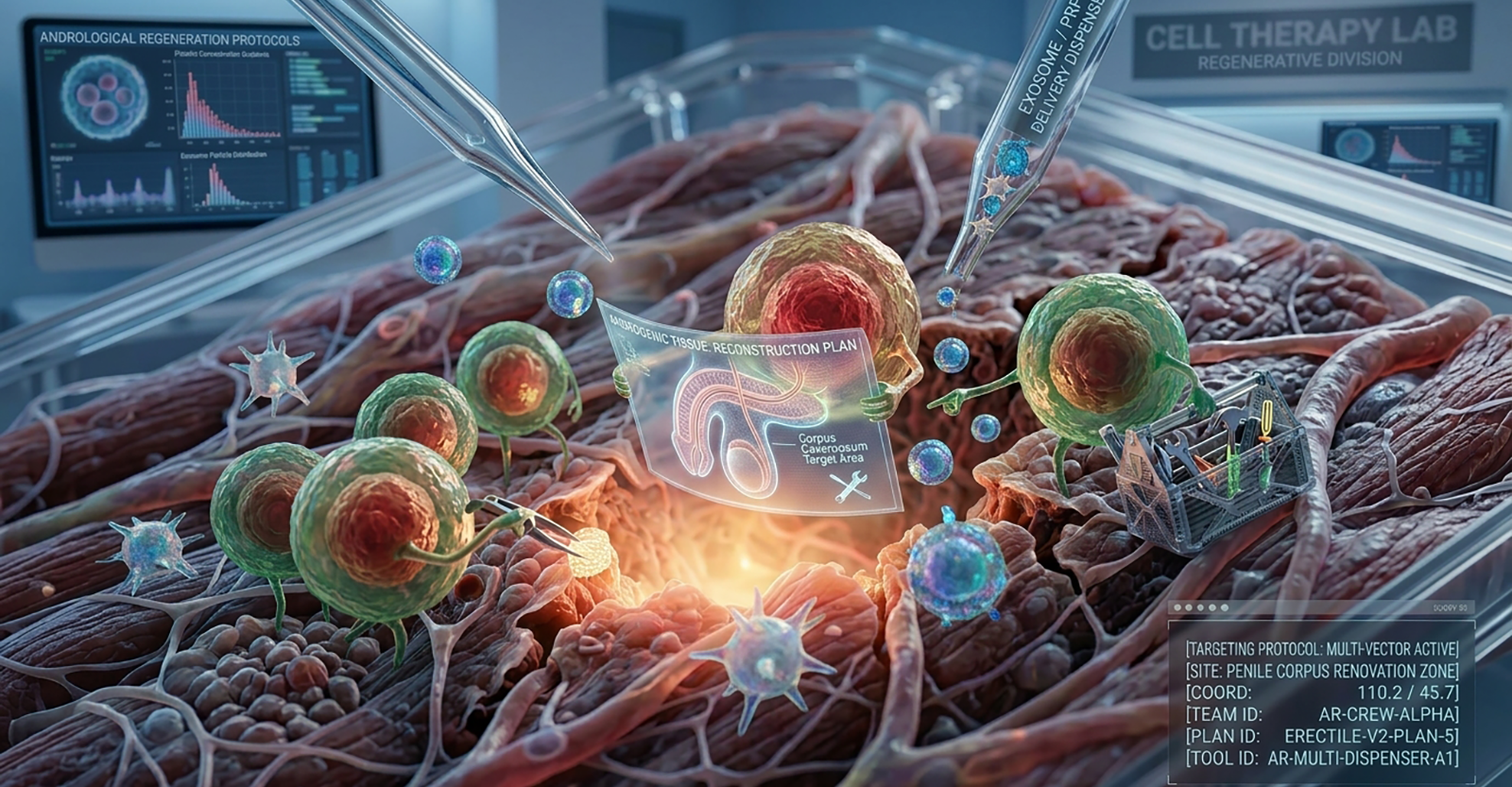 Regenerative Andrology: Stem Cell, Exosome and P-Shot Treatments